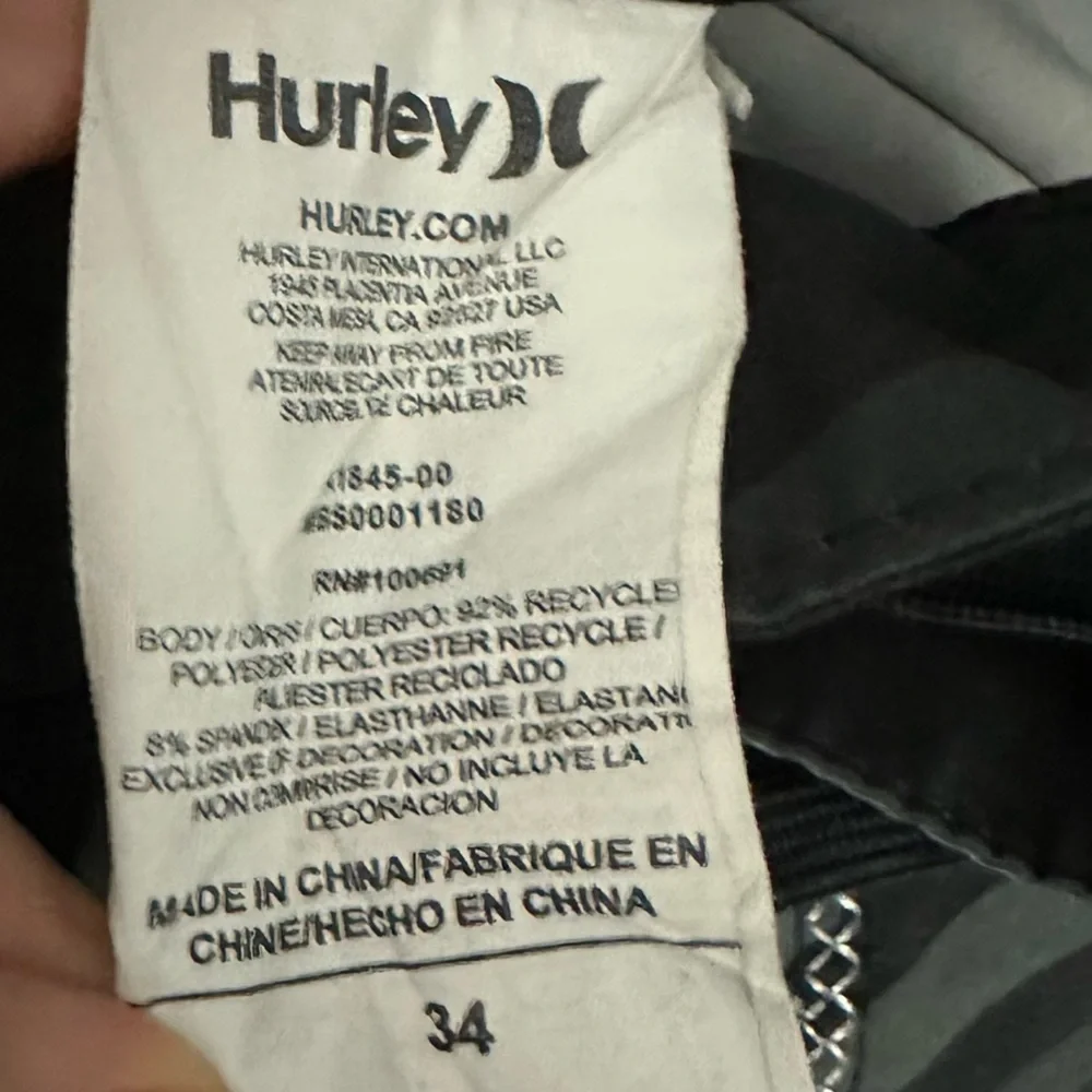 Hurley swim trunks